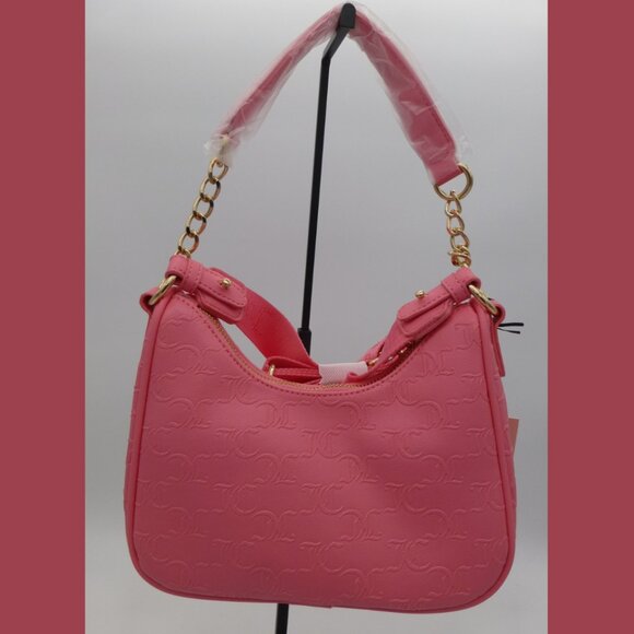 NWT Juicy Couture All About that Bling Hobo Crossbody Pink Lemonade - Picture 3 of 16